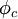 \phi_c\,